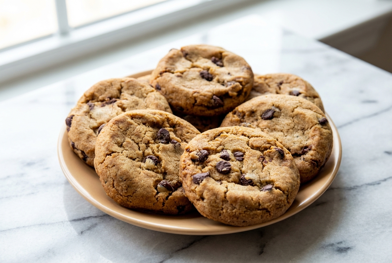 recette cookies pepites de chocolat finished dish